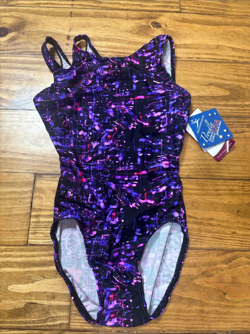 NWT Motionwear Petite Adult Gymnastics Leotard Style 1673 Color 148